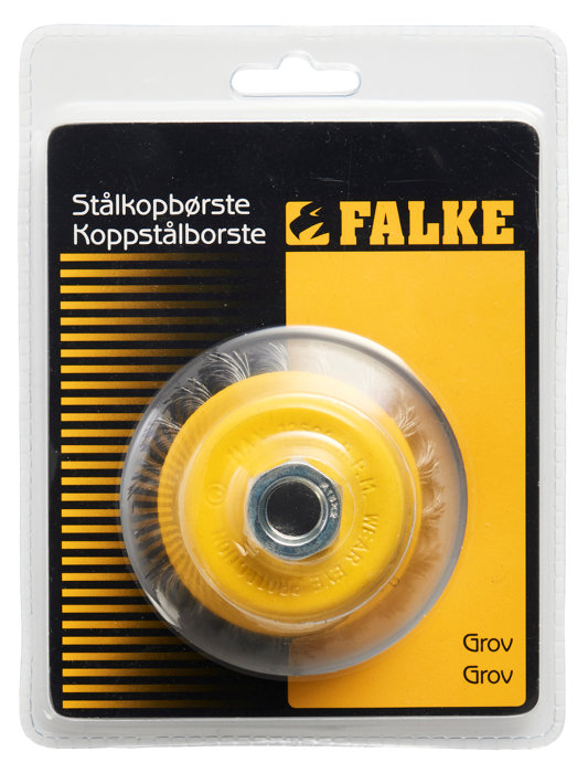 Falke stålkoppbørste grov Ø75 mm